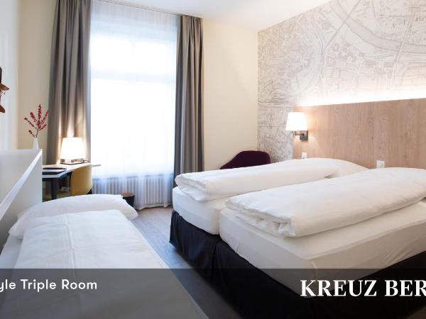 Kreuz Bern Modern City Hotel : photo 3 de la chambre chambre triple Élégante