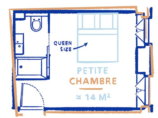 Hôtel La Nouvelle République & Hammam : photo 9 de la chambre chambre lit queen-size 