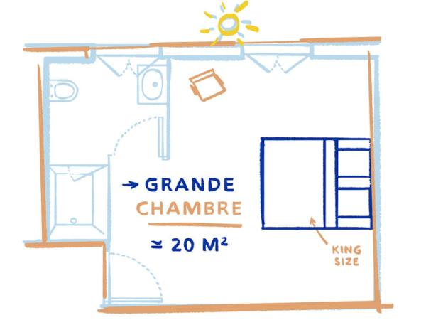 Hôtel La Nouvelle République & Hammam : photo 9 de la chambre chambre double lit king size
