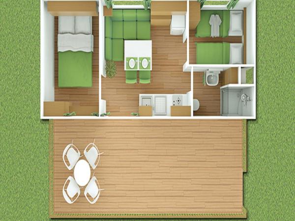 Valamar Camping Marina : photo 6 de la chambre marina home for 4+1