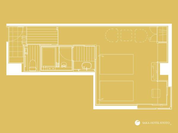 Saka Hotel Kyoto : photo 3 de la chambre moderate twin - non-smoking (2-3rd floor)