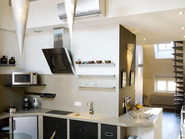 Maison d'Hôte de Myon : photo 2 de la chambre appartement duplex (3 adultes)