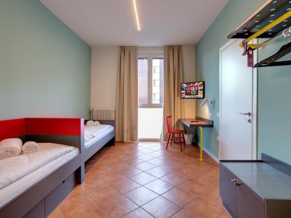 MEININGER Milano Garibaldi : photo 1 de la chambre chambre lits jumeaux (1 adulte)