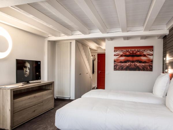 Hotel Ormelune : photo 4 de la chambre chambre quadruple avec mezzanine - vue sur montagne