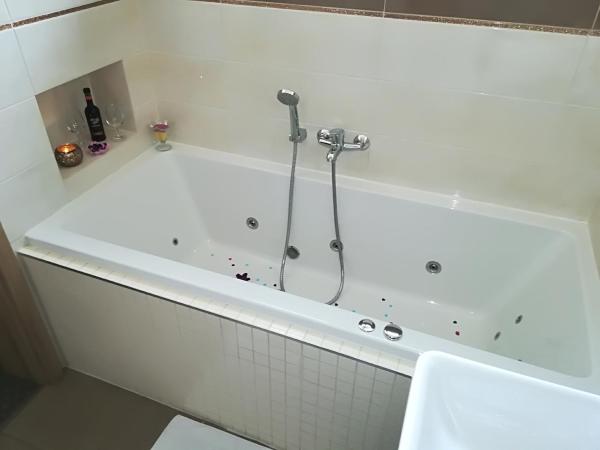 Penzion Vanessa : photo 6 de la chambre chambre de luxe double ou lits jumeaux avec baignoire spa