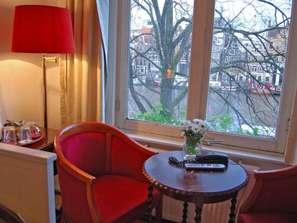 Amsterdam House Hotel : photo 2 de la chambre chambre lits jumeaux avec vue sur le canal