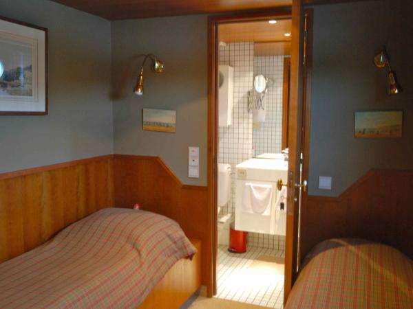Péniche d'hôtes MS Elisabeth : photo 2 de la chambre chambre lits jumeaux - vue sur rivière