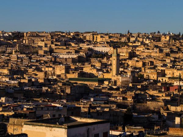 Riad Jamaï : photo 4 de la chambre chambre lits jumeaux anis