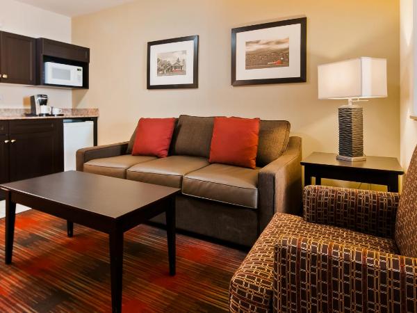 Best Western Plus Red Deer Inn & Suite : photo 6 de la chambre chambre lit king-size avec canapé-lit