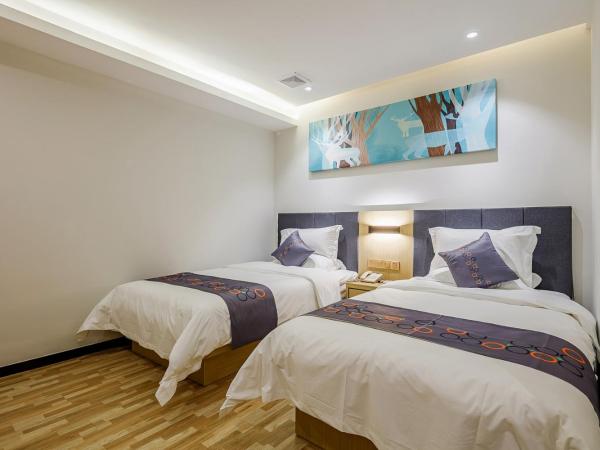 Yimi Inn Changdi Damalu Branch : photo 1 de la chambre chambre lits jumeaux sans fenêtre