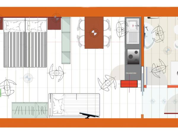 Residenza Turistica Alberghiera Blue Marine : photo 7 de la chambre studio