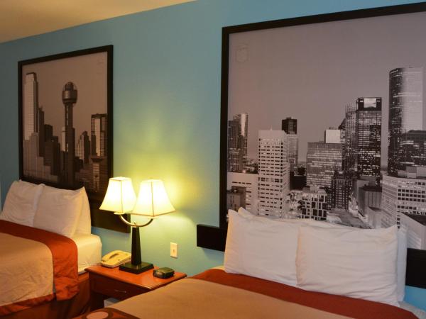 Super 8 by Wyndham Austin/Airport South : photo 3 de la chambre chambre 2 lits queen-size - non-fumeurs