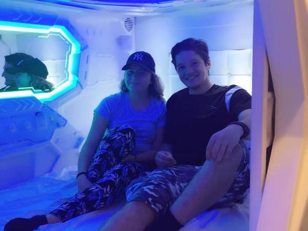 Space Cap Hotel : photo 4 de la chambre queen mix capsule