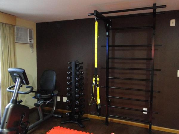 Premium Flats Berrini : photo 5 de la chambre chambre double affaires avec accès à la salle de sport