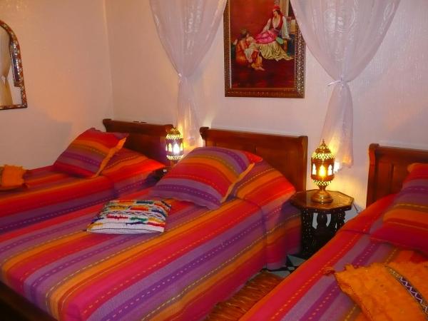 Dar Aliane : photo 7 de la chambre chambre lits jumeaux kasbah