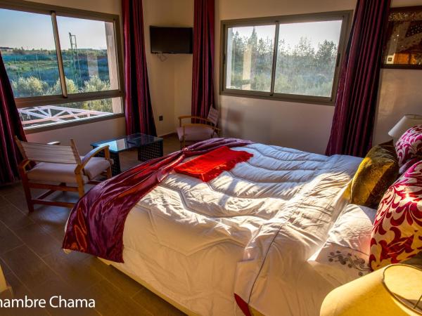 Maison d'hôtes La Ferme AZIZA : photo 1 de la chambre chambre double