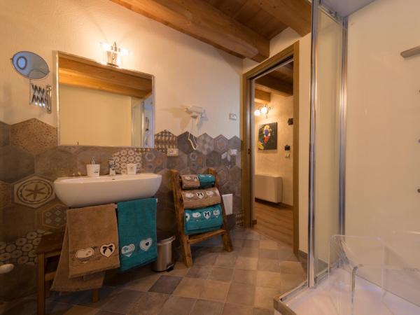 Chambres d'hôtes La Moraine Enchantée : photo 2 de la chambre chambre supérieure avec douche spa