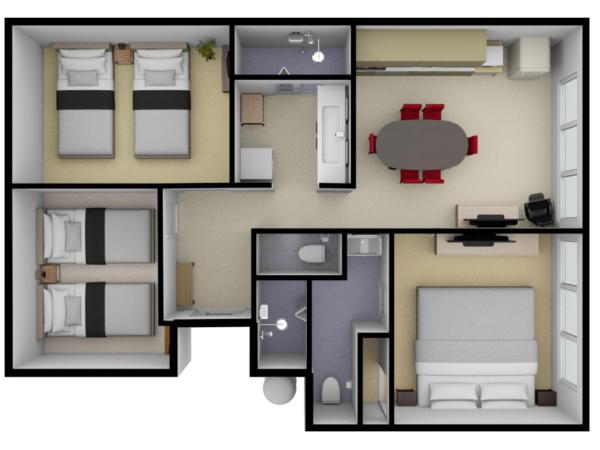 R&Run Kyoto Serviced Apartment & Suites : photo 2 de la chambre appartement supérieur