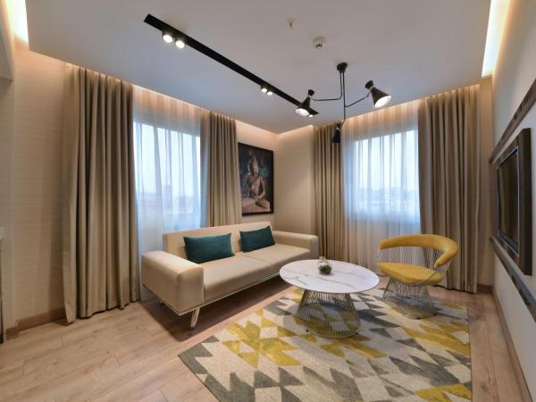 Nish Palace Exlusive Suites : photo 5 de la chambre hébergement de luxe avec cuisine