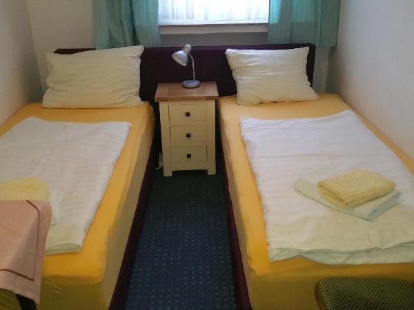 Hotel Haus Frieling : photo 1 de la chambre chambre double ou lits jumeaux avec salle de bains