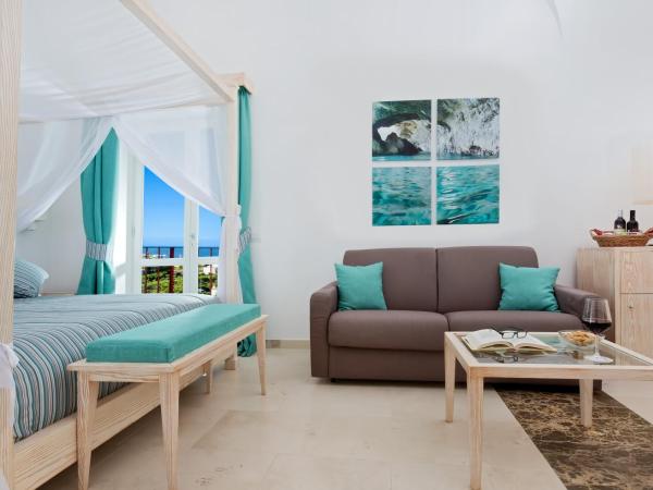 Capri Wine Hotel : photo 7 de la chambre chambre lit queen-size - vue sur mer