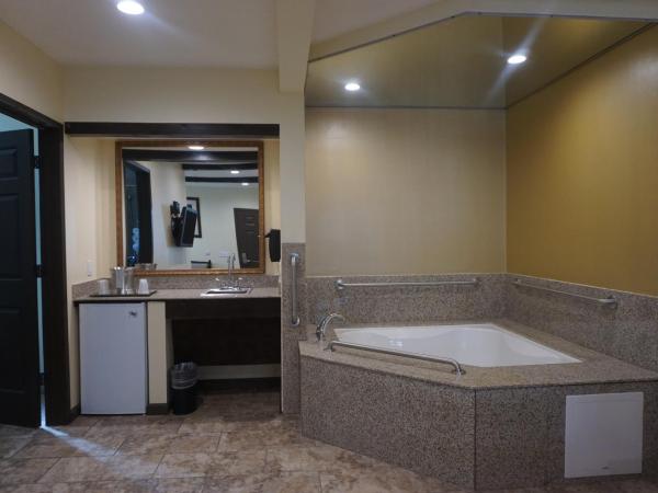Tuscan Garden Inn : photo 1 de la chambre chambre lit king-size avec baignoire spa
