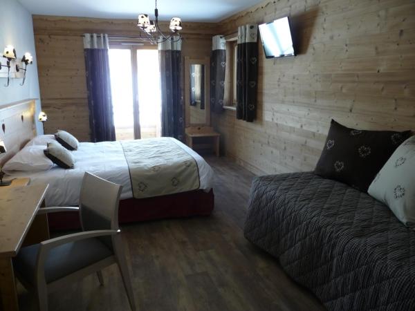 Chalet-Hôtel Le Beausoleil, The Originals Relais : photo 6 de la chambre chambre quadruple