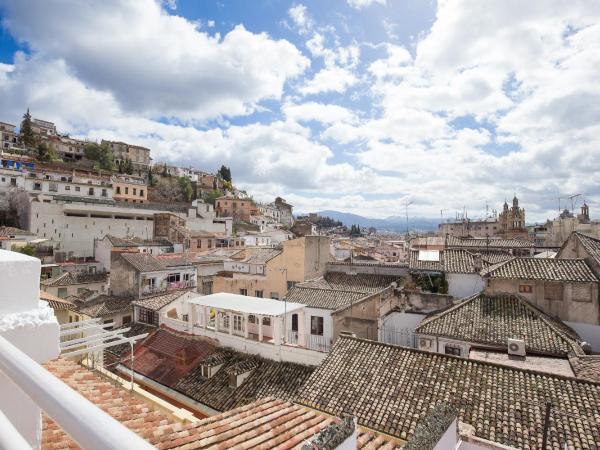 Atenas Granada : photo 8 de la chambre chambre double - vue sur alhambra