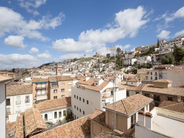 Atenas Granada : photo 4 de la chambre chambre double - vue sur alhambra