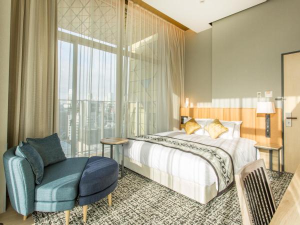Hotel Musse Ginza Meitetsu : photo 2 de la chambre chambre lit king-size premium avec balcon - dernier Étage - non-fumeurs