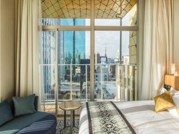 Hotel Musse Ginza Meitetsu : photo 3 de la chambre chambre lit king-size premium avec balcon - dernier Étage - non-fumeurs