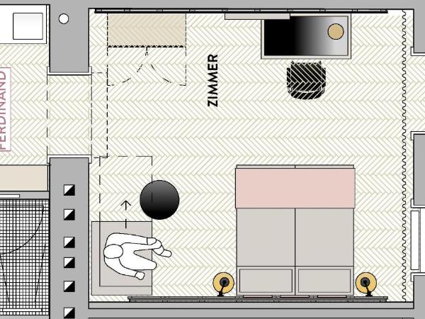 Hotel Zipser : photo 7 de la chambre appartement  avec véranda