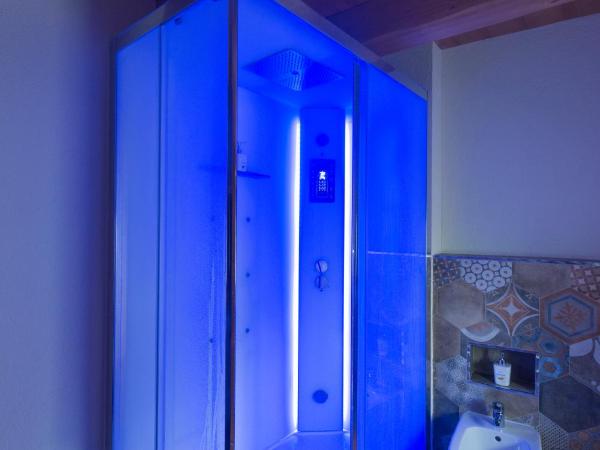 Chambres d'hôtes La Moraine Enchantée : photo 4 de la chambre chambre supérieure avec douche spa