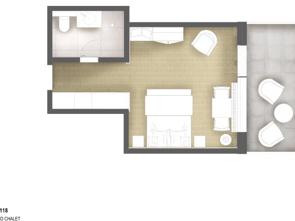 Geniesserhotel Le Grand Chalet : photo 5 de la chambre chambre simple confort avec balcon