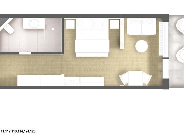 Hotel Le Grand Chalet : photo 5 de la chambre  chambre simple deluxe avec balcon - vue sur montagne
