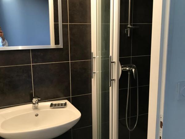 Chambre indépendante avec SDB-Terrasse privative. Centre ville : photo 5 de la chambre chambre lits jumeaux avec terrasse