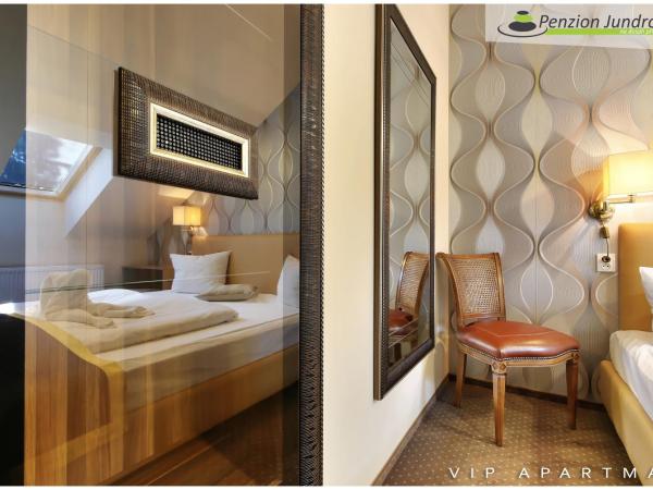 Penzion Vanessa : photo 6 de la chambre chambre de luxe double ou lits jumeaux avec baignoire spa