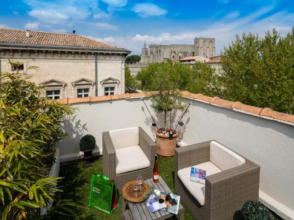 Hôtel de l'Horloge : photo 1 de la chambre chambre double privilège avec terrasse