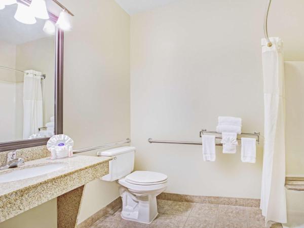 Baymont by Wyndham Dallas/ Love Field : photo 2 de la chambre chambre lit king-size avec douche accessible en fauteuil roulant - adaptée aux personnes malentendantes/à mobilité réduite - non-fumeurs