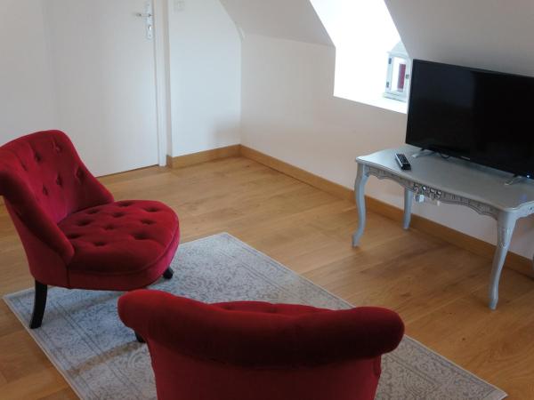 Manoir 1685 Saint Malo : photo 2 de la chambre chambre lit queen-size 