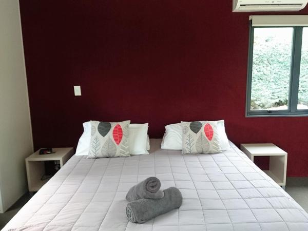 Taupo Debretts Spa Resort : photo 5 de la chambre grand chalet standard avec salle de bains commune