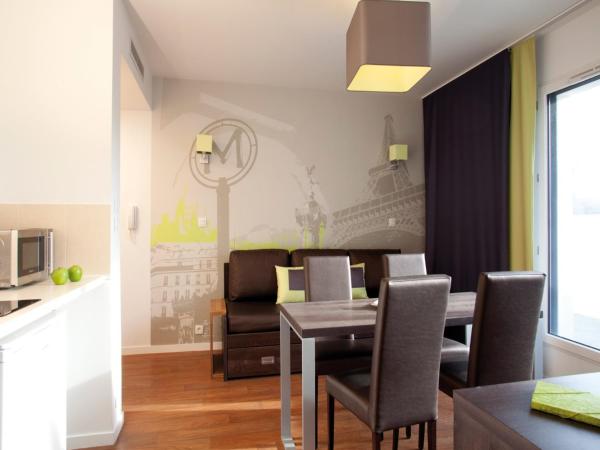Lagrange Apart'Hotel Paris-Boulogne : photo 3 de la chambre appartement 1 chambre (2 adultes + 2 enfants)