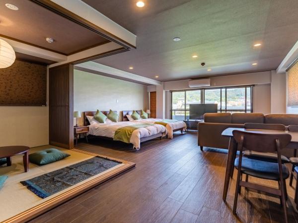 Kyoto Riverview House Kyoraku : photo 10 de la chambre appartement deluxe - vue sur rivière et montagne