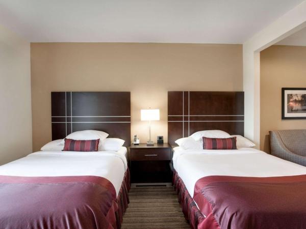 Wingate By Wyndham Houston / Willowbrook : photo 1 de la chambre chambre avec 2 lits queen-size et baignoire - accessible aux personnes à mobilité réduite/malentendantes - non-fumeurs