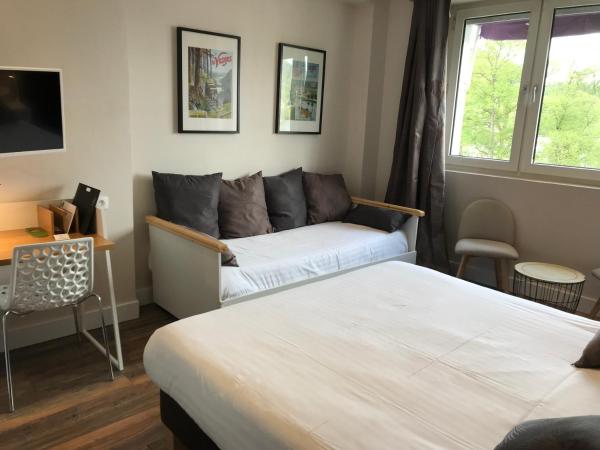 Hôtel Beau Rivage : photo 4 de la chambre chambre double ou lits jumeaux - vue sur lac