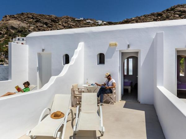 Alexandra Mykonos Port : photo 6 de la chambre chambre double deluxe avec balcon - vue sur mer