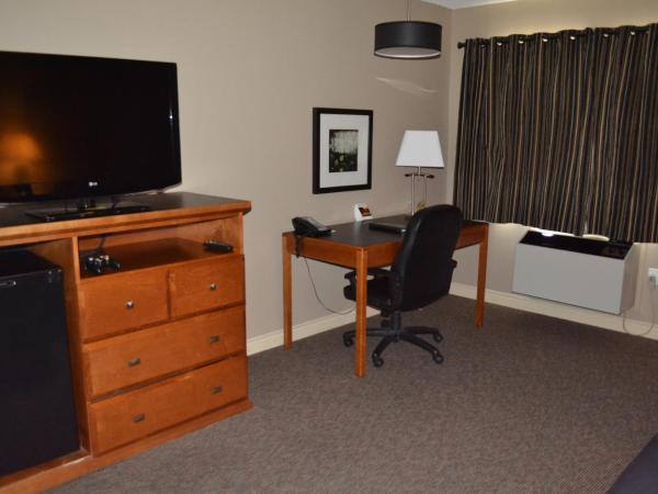 Quality Inn West Edmonton : photo 3 de la chambre chambre lit king-size exécutive - non-fumeurs - douche uniquement