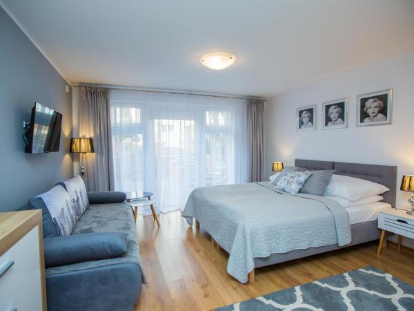 Savona Świnoujście : photo 1 de la chambre studio avec terrasse - rez-de-chaussée
