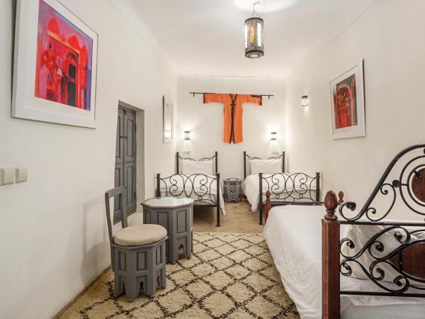 Riad Linda : photo 2 de la chambre chambre lits jumeaux spacieuse