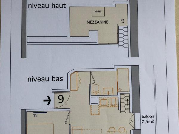 Appart'Hotel Aiguille Verte & Spa : photo 7 de la chambre appartement 2 chambres
